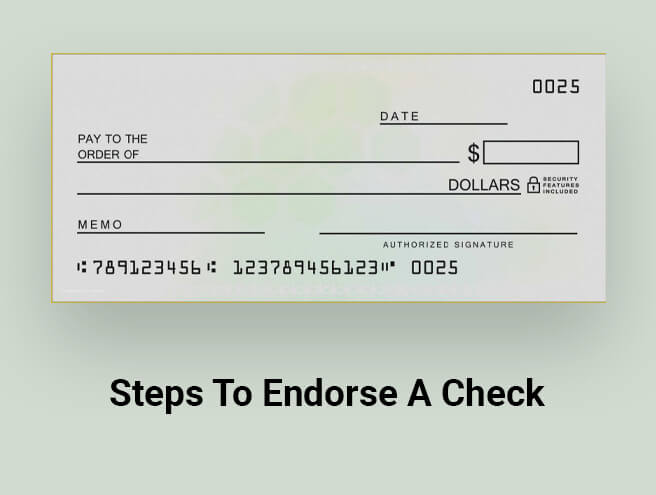 Steps To Endorse A Check
