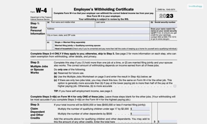 What Is The W4 Form_ – Major Uses And Ways To File It